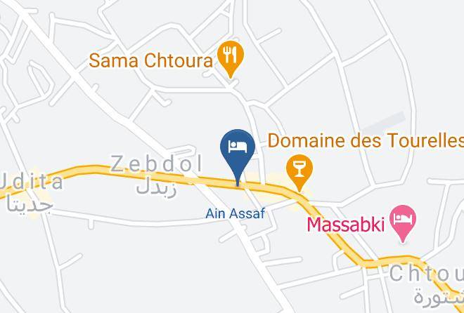 Zahle - Delora Hotel And Suites Maps