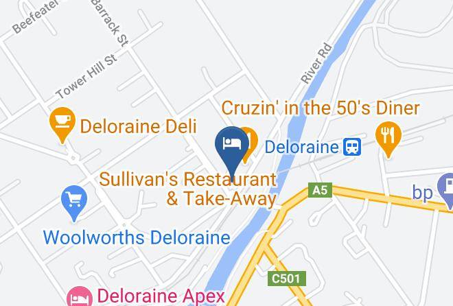 Meander Valley - Deloraine Hotel Maps