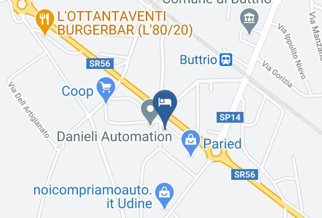 Udine - Delparco Hotel Maps