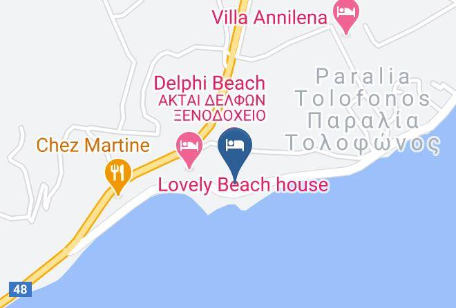 Fokis - Delphi Beach Hotel Maps