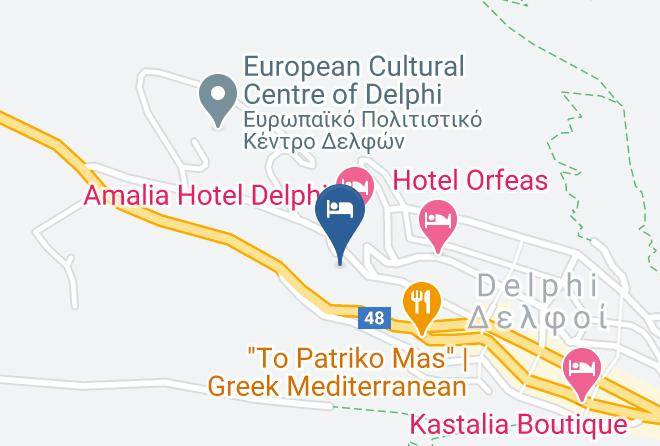 Fokis - Delphi Palace Hotel Maps