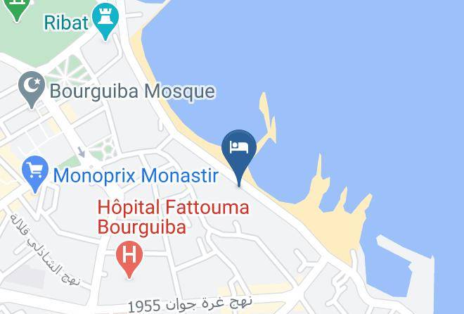 Tunisia - Hotel Delphin Ribat Maps