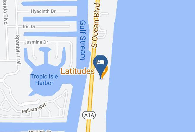 Delray Sands Resort Map