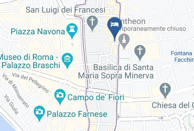 Rome - Delsi Suites Pantheon Maps