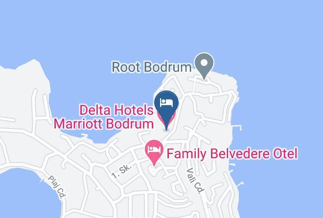 Delta Hotels Marriott Bodrum Map - Mugla - Bodrum