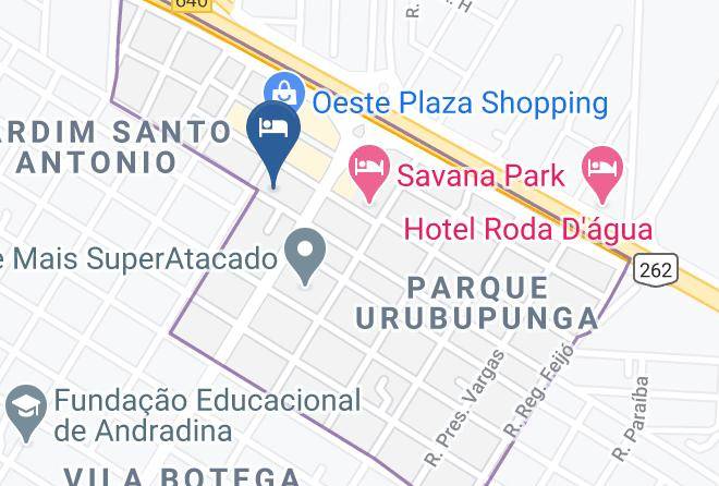 Andradina - Delta Hotel Maps