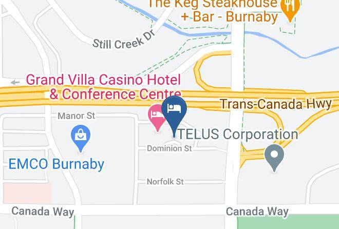 Greater Vancouver - Delta Hotels By Marriott Burnaby Conference Centre Maps