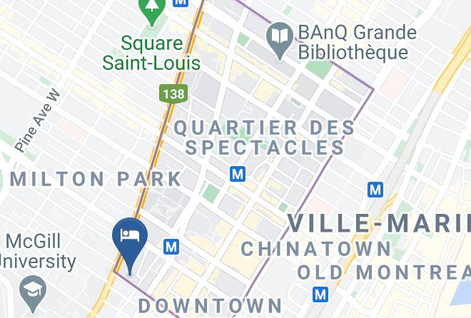 Delta Hotels By Marriott Montreal Map