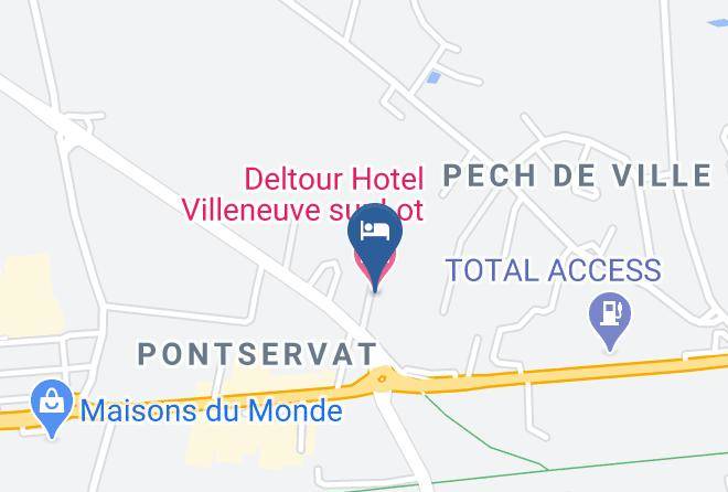 Lot Et Garonne - Brit Hotel Villeneuve Sur Lot Maps