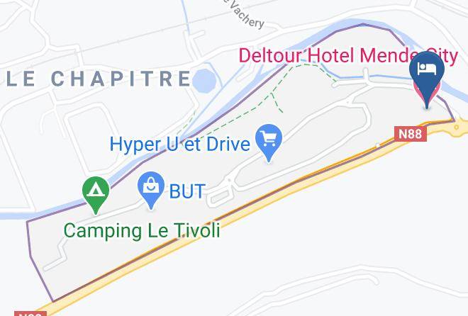 Lozere - Deltour Hotel Mende City Maps