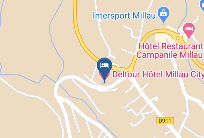 Aveyron - Deltour Hotel Millau City Maps