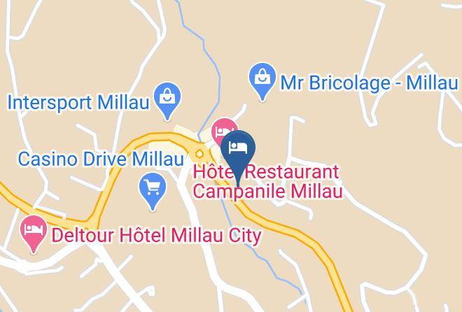 Aveyron - Deltour Hotel Millau Eco Maps