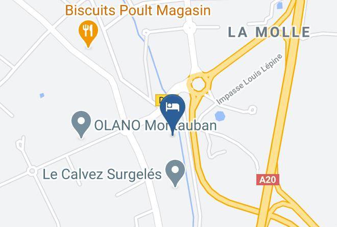 Tarn Et Garonne - Deltour Hotel Montauban City Maps