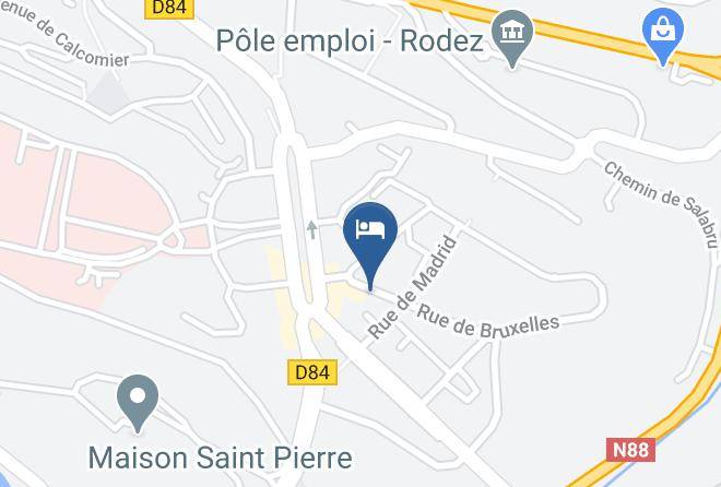 Aveyron - Deltour Hotel Rodez Bourran Maps