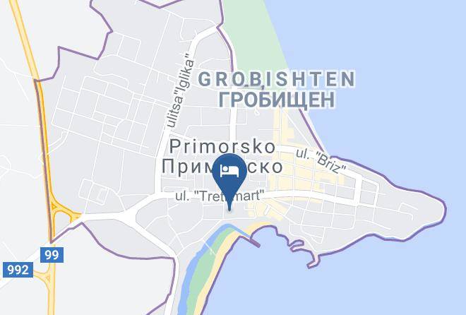 Primorsko - Deluxe Green Paradise Maps