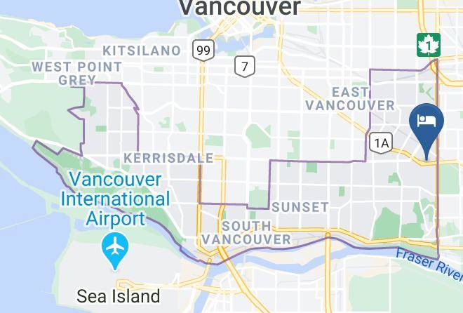 Greater Vancouver - Deluxe Hotel Vancouver Maps