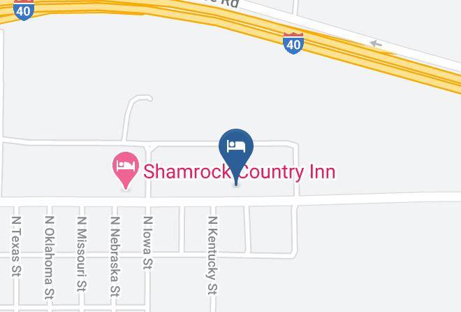 Deluxe Inn Shamrock Map