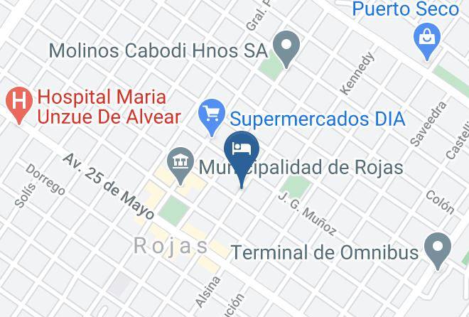 Rojas - Deluz Hotel Boutique Maps