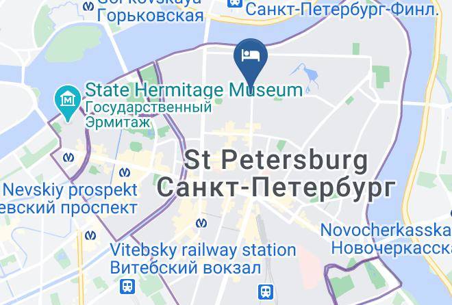 Saint Petersburg - Demetra Art Hotel Maps