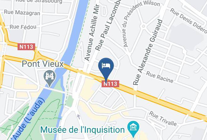 Aude - B&b Demeure Saint Louis Maps