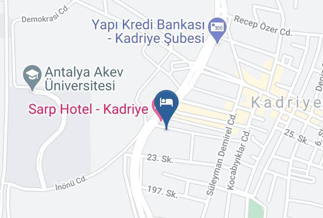 Serik - Demirci Hotel Maps