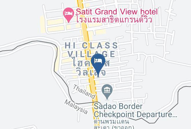 Amphoe Sadao - Demonstration Hotel Dan Nok Maps