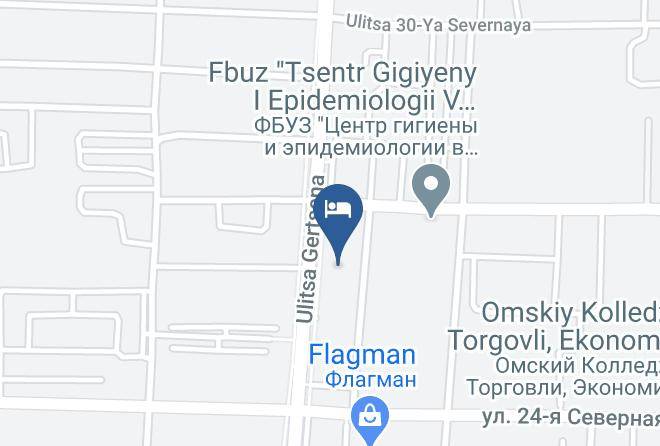 Omsk - Den I Noch Hotel Maps