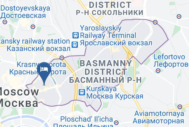 Moscow - Den' I Noch' Otel' Maps