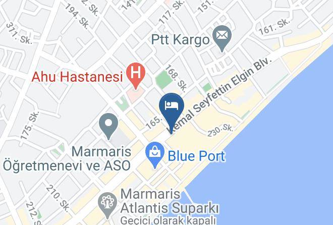Marmaris - Dena City Hotel Maps