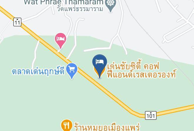 Denchai City Resort Map