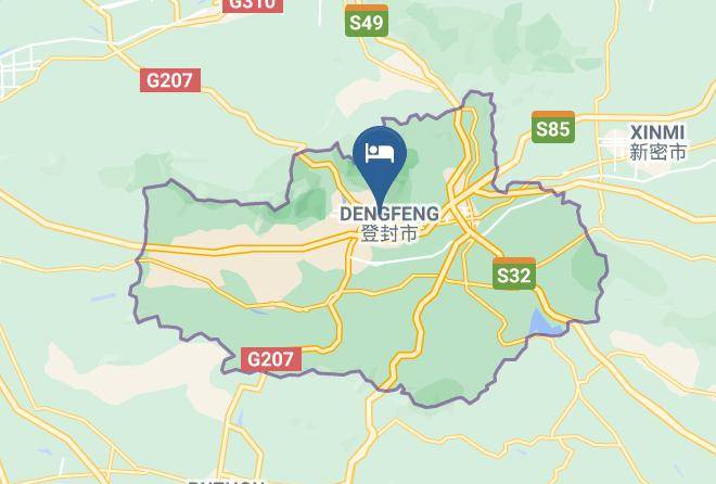 Zhengzhou - Dengfeng Shaolin Hotel Maps