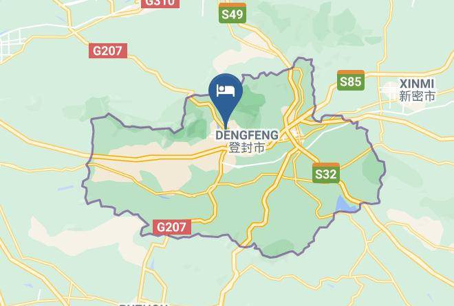 Zhengzhou - Dengfeng Yishe Dengfeng Hotel Maps
