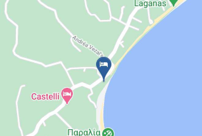Zakinthos - Denise Beach Hotel Maps
