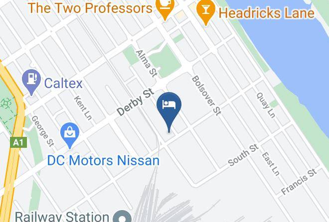 Rockhampton - Denison Boutique Hotel Maps