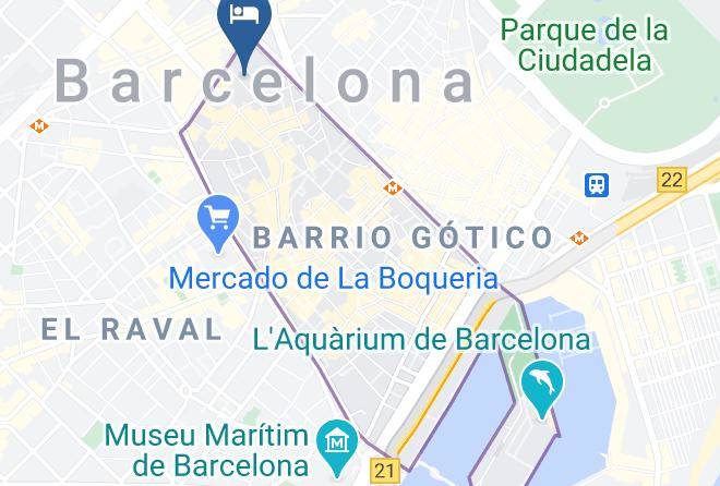 Barcelona - Hotel Denit Barcelona Maps
