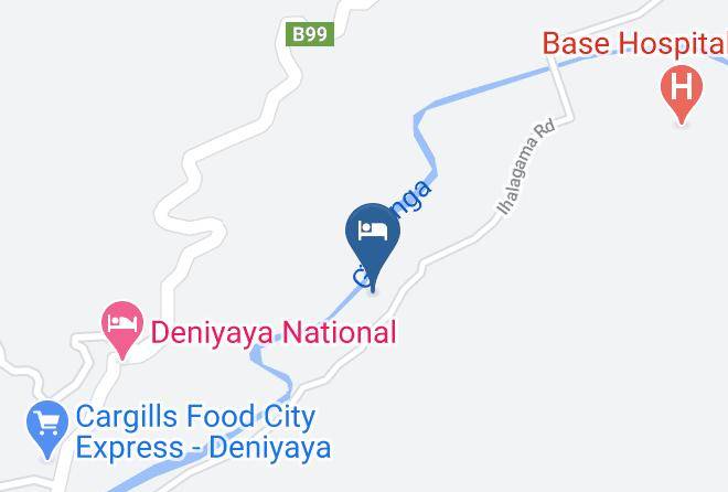 Galle - Deniyaya Guest House Maps