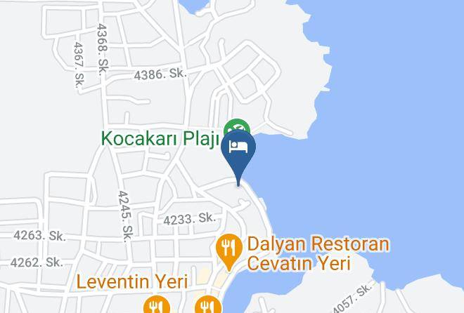 Cesme - Deniz Evi Otel Maps