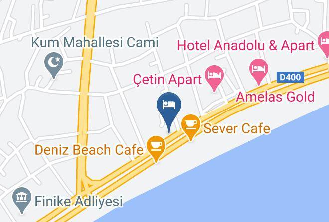 Finike - Deniz Hotel Maps