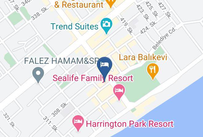 Konyaalti - Deniz Hotel Konyaalti Maps