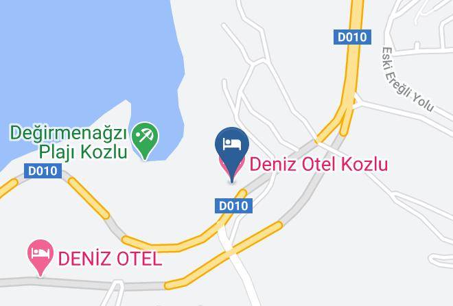Kozlu - Deniz Otel Kozlu Maps