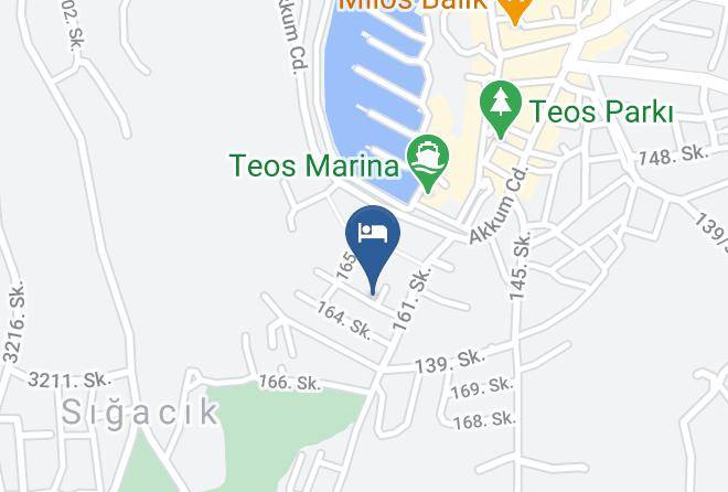 Seferihisar - Deniz Otel Sigacik Maps