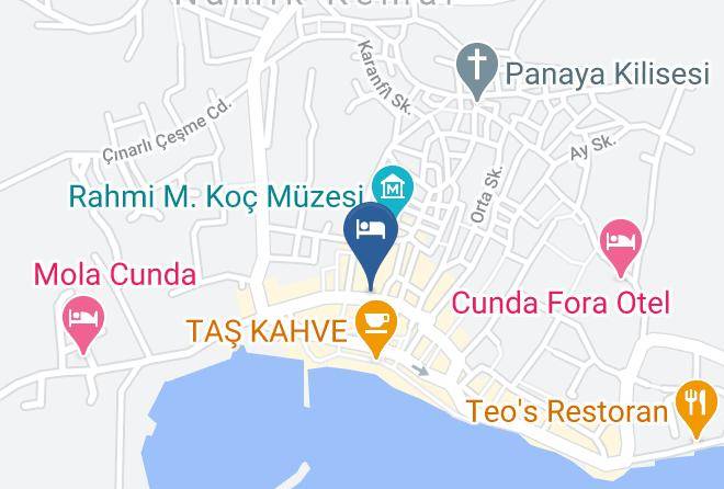 Ayvalik - Deniz Yildizi Butik Hotel Maps
