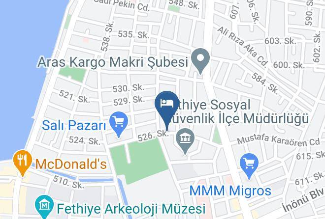 Fethiye - Deniz Yildizi Pansiyon Maps