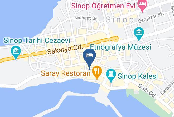 Sinop Meydan Kapi - Sinop Otel Denizci Maps