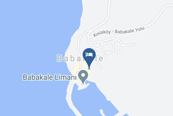 Ayvacik - Denizhan Hotel Maps