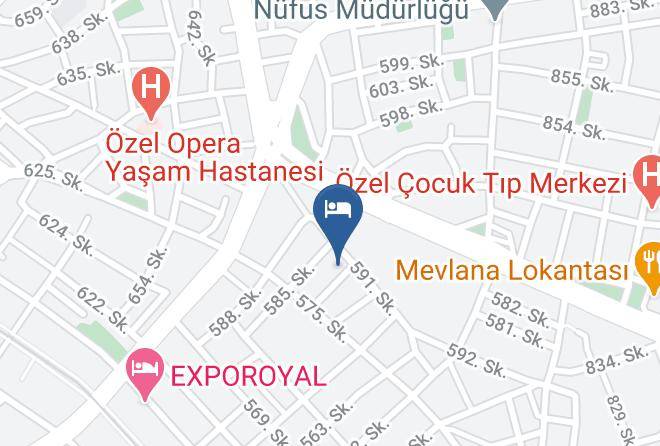 Muratpasa - Denizhan Otel Maps