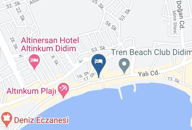 Didim - Denizkizi Otel Maps