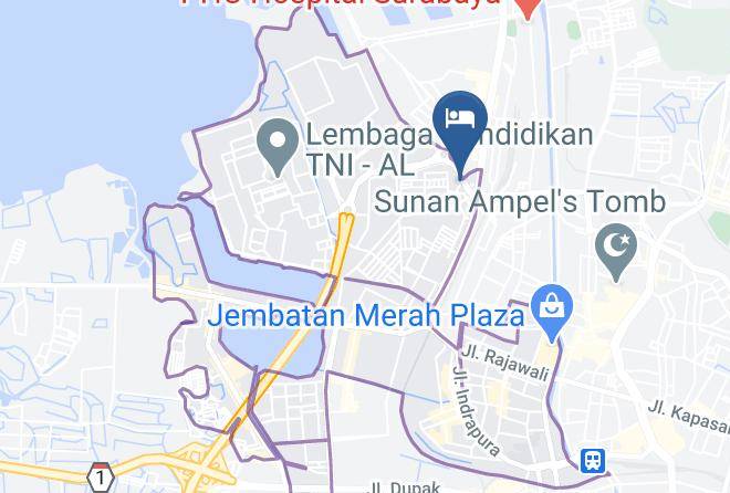 Kota Surabaya - Denizli Kost Executive Maps
