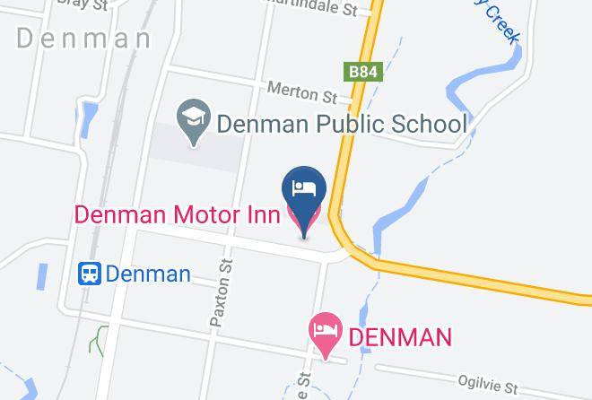 Muswellbrook - Denman Motor Inn Maps