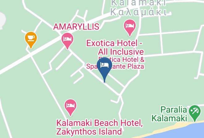 Zakinthos - Dennys Inn Hotel Maps